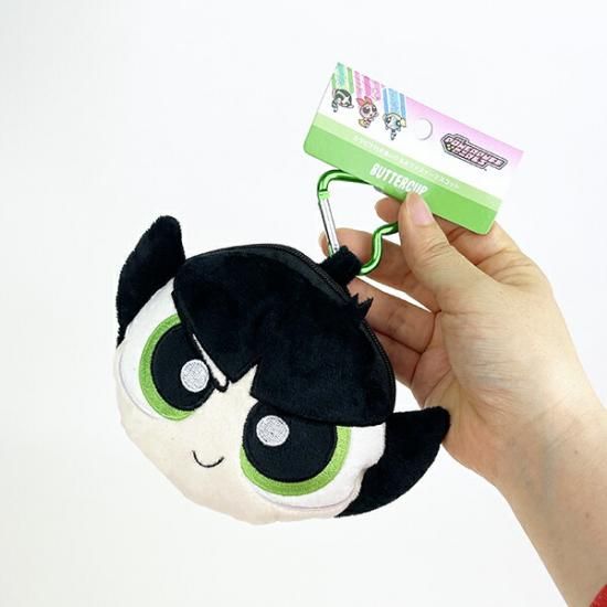 パワーパフガールズ バターカップ カラビナ付きぬいぐるみファスナー