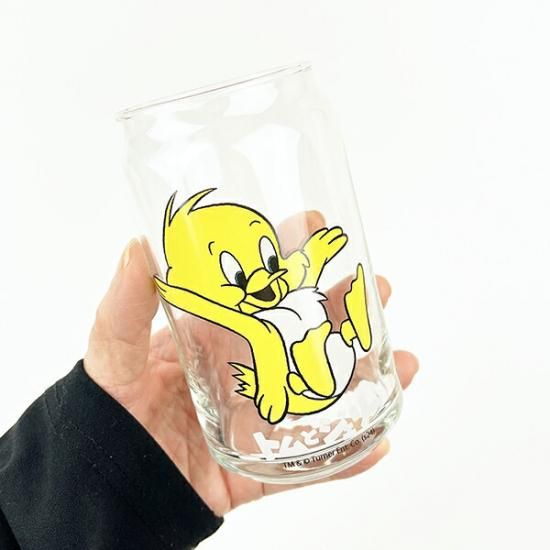 トムとジェリーの缶型グラス