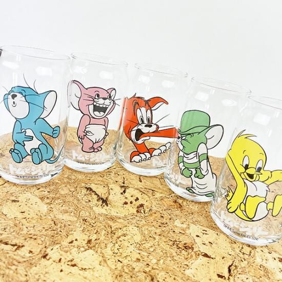 トムとジェリーの缶型グラス