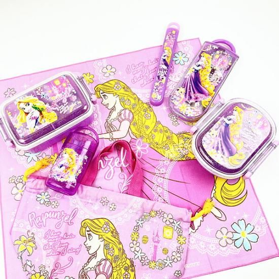 ディズニー ラプンツェル 抗菌ケース付おしぼり ランチ 日本製