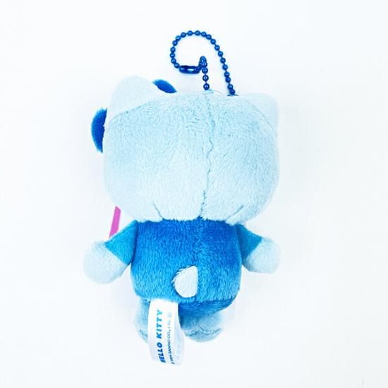 最終値下げ‼️サンリオ　ハローキティ　ブルーリボン　ぬいぐるみキーホルダー　水色 USJ ハローキティ ぬいぐるみ ブルーリボン お土産 グッズ お