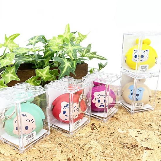 オサムグッズ ジル シリコンがま口キーリング(S) (レッド) POCHI