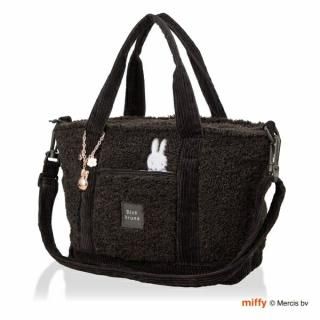 店内セール開催中!10％オフ対象商品! ミッフィー miffy 横型トートバッグ ブラック