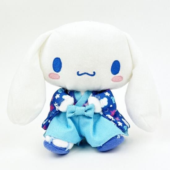 シナモロール　着物　限定　ぬいぐるみ　マスコット　3点セット サンリオ ぬいぐるみ S 桜着物 シナモロール マスコット 人形
