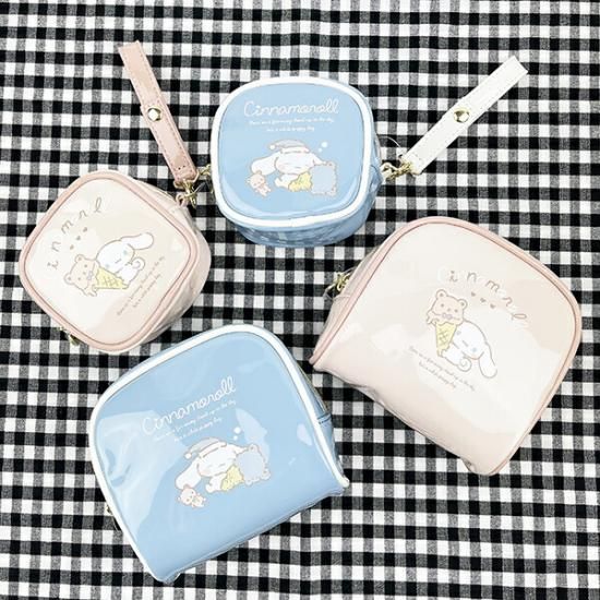 サンリオ シナモロール ボックスポーチ のんびりナチュラルシリーズ