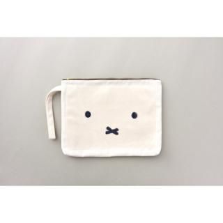ミッフィー miffy P-BAG クラッチバッグ(ホワイト) ポーチ
