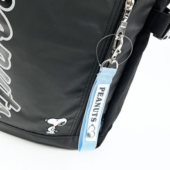SNOOPY スヌーピー RE-PET スマートボックスリュック ブラック