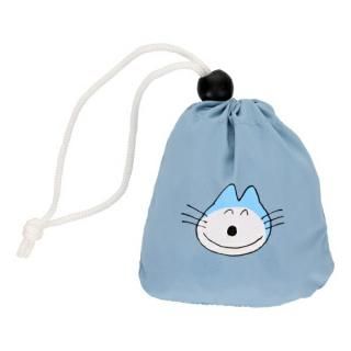 店内セール開催中!10％オフ対象商品! 11ぴきのねこ ポケッタブルエコバッグ(ブルー)