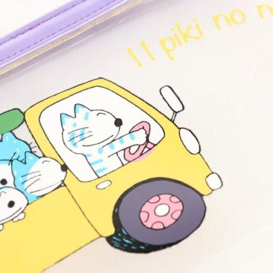 11ぴきのねこ メッシュポーチフラット(11ぴきのねことへんなねこ)