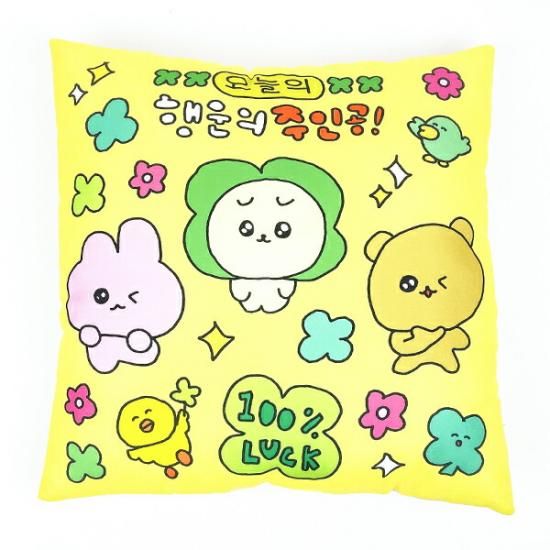 チェゴシム 背当てクッション イエロー インテリア 韓国