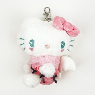 <img class='new_mark_img1' src='https://img.shop-pro.jp/img/new/icons15.gif' style='border:none;display:inline;margin:0px;padding:0px;width:auto;' />サンリオ ミントエンジェル マスコット ハローキティ ぬいぐるみ 人形 フック付き