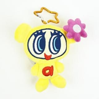 エンジェルブルー ハナちゃん カラビナ付きぷりぬいマスコット キーホルダー ANGEL BLUE