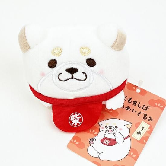 忠犬もちしばのうめぬいぐるみ