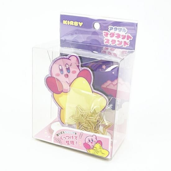 星のカービィ30th クリップマグネット　ガラスマグネット　クリップメモスタンド 星のカービィ30th クリップマグネット ガラスマグネット