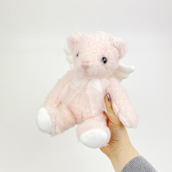 ぬいぐるみ エンジェルベア ライトピンク マスコット 人形