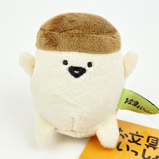 特別2個セット お文具さんといっしよ　喫茶店マスコット お文具さん プリンさん お文具といっしょ プリンさん おしりだまマスコット