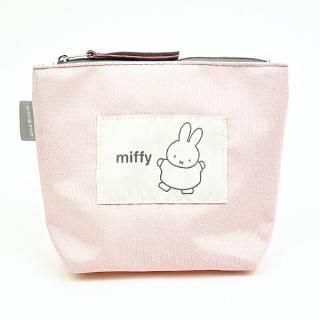 ミッフィー miffy BIGワッペンポーチ ピンク