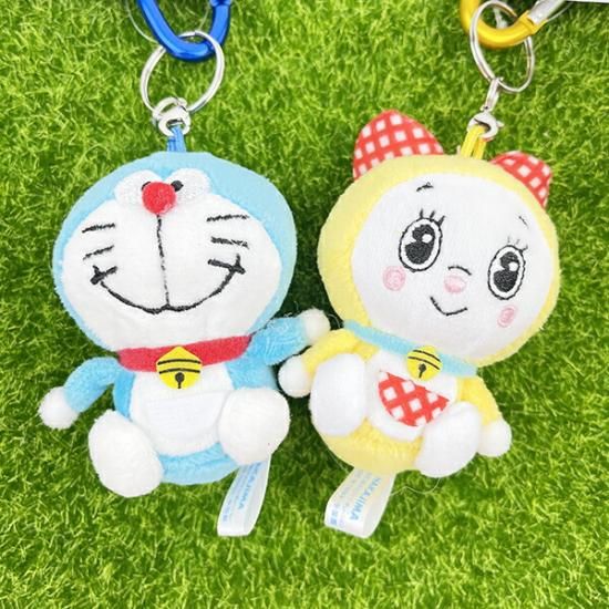 数量限定セール  ドラえもん カラビナ マスコット ぬいぐるみ キーホルダー ブルー キーホルダー・アクリルキーホルダー