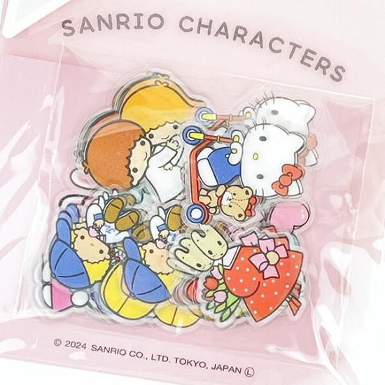 サンリオキャラクターズ チアフルコレクトステッカー レトロ シール