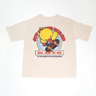 AngryBabyz  アンベビ ベージュ スケボー XL Tシャツ アパレル メンズ レディース