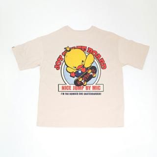 AngryBabyz  アンベビ ベージュ スケボー M Tシャツ アパレル メンズ レディース