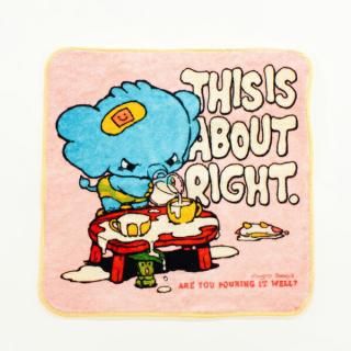 <img class='new_mark_img1' src='https://img.shop-pro.jp/img/new/icons15.gif' style='border:none;display:inline;margin:0px;padding:0px;width:auto;' />AngryBabyz  アンベビ ハンカチ 牛乳を注ぐ ミニハンカチ タオルハンカチ