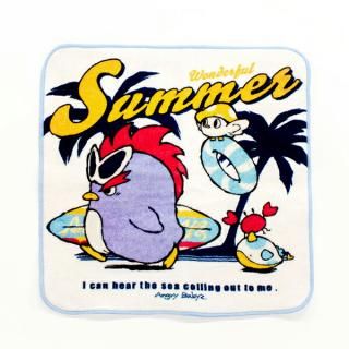 <img class='new_mark_img1' src='https://img.shop-pro.jp/img/new/icons15.gif' style='border:none;display:inline;margin:0px;padding:0px;width:auto;' />AngryBabyz  アンベビ ハンカチ 海に行こう ミニハンカチ タオルハンカチ