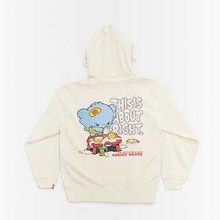 AngryBabyz  アンベビ パーカー  牛乳 L スウェット アパレル メンズ レディース