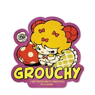<img class='new_mark_img1' src='https://img.shop-pro.jp/img/new/icons15.gif' style='border:none;display:inline;margin:0px;padding:0px;width:auto;' />AngryBabyz  アンベビ ステッカー 不機嫌パフィー シール 文具 デコ カスタム