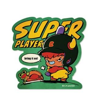 <img class='new_mark_img1' src='https://img.shop-pro.jp/img/new/icons15.gif' style='border:none;display:inline;margin:0px;padding:0px;width:auto;' />AngryBabyz  アンベビ ステッカー スーパープレイヤー シール 文具 デコ カスタム