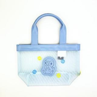 ポケットモンスター メッシュミニトートバッグ パステル ポッチャマ ポケモン ブルー