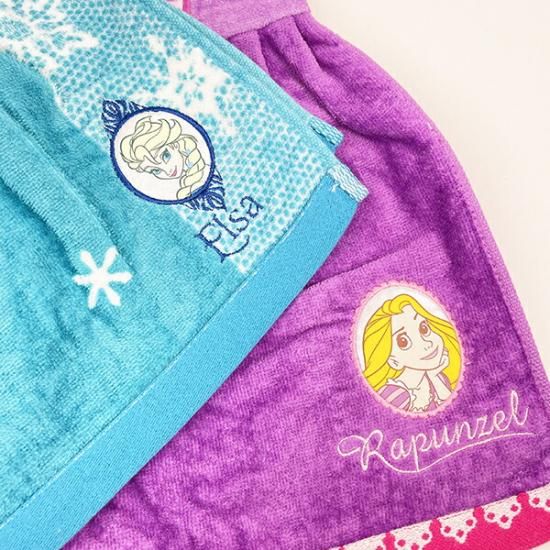 ディズニープリンセスのドレスタオル