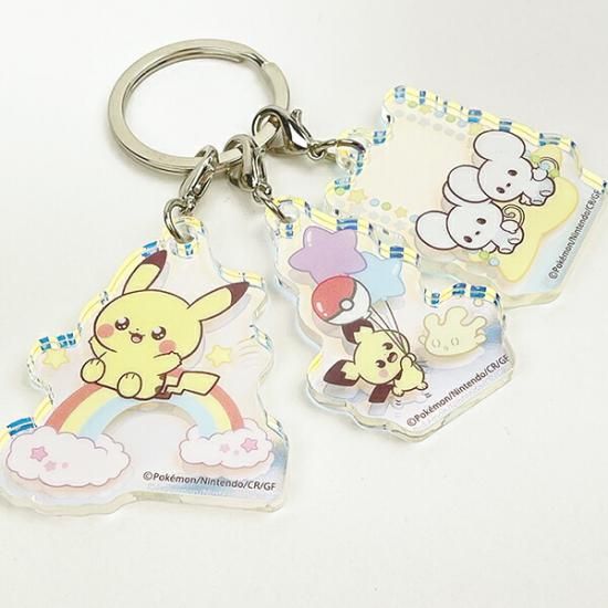 ポケピースキーホルダー、トートバッグ