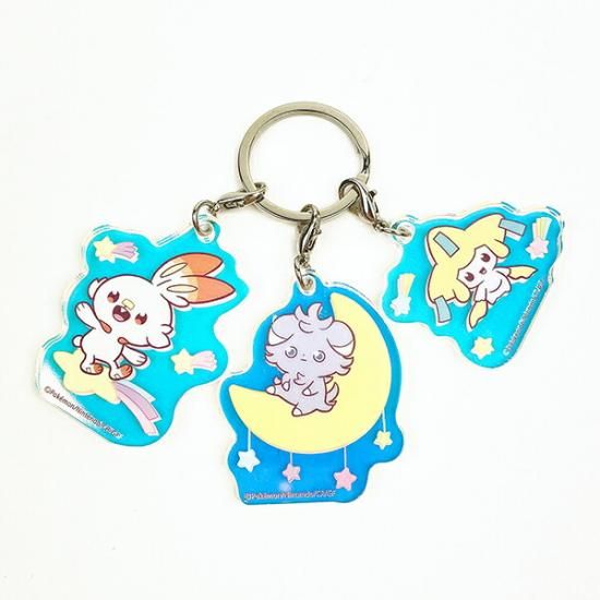 Poképiece acrylic keychains
