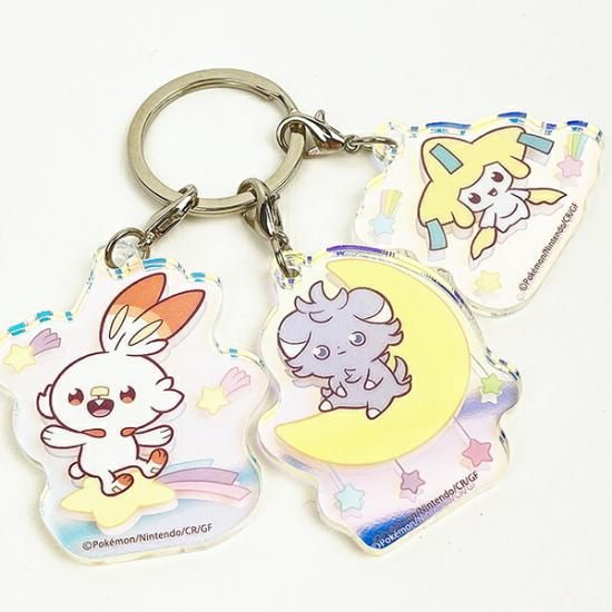 Poképiece acrylic keychains