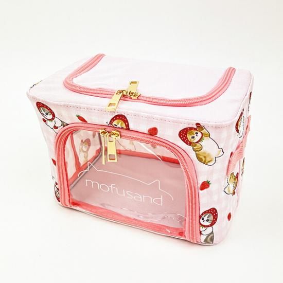 モフサンド mofusand 折り畳み収納BOX 小(いちごにゃん
