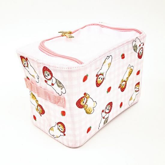 モフサンド mofusand 折り畳み収納BOX 小(いちごにゃん