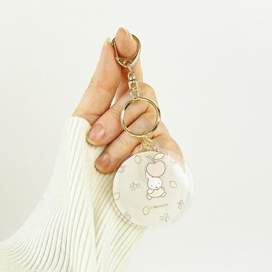 miffy ミッフィー アクリルキーホルダー フルーツ おいしい物