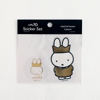 ミッフィー miffy 70th クリアステッカーセット (Queen) 文具 日本製