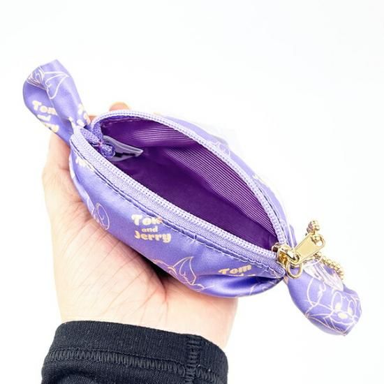 激安✨超美品✨ジルサンダー　パープルチャーム巾着ポーチ　紫　ケース 激安✨超美品✨ジルサンダー パープルチャーム巾着ポーチ 紫 コインケース