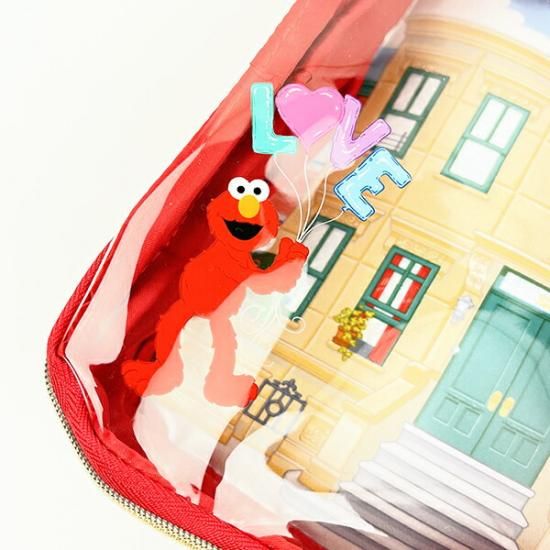 セサミストリート エルモ Chibiぬいのでこれーしょん ポーチ バッグ
