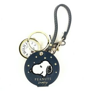<img class='new_mark_img1' src='https://img.shop-pro.jp/img/new/icons15.gif' style='border:none;display:inline;margin:0px;padding:0px;width:auto;' />スヌーピー ルーペ付きハンドウォッチ ネイビー 時計 SNOOPY
