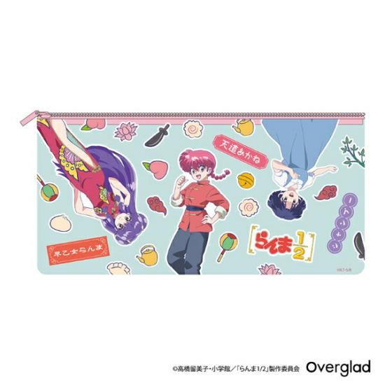 らんま フェイスタオル(ミニキャラ&らんま&あかね&シャンプーvev) フェイスタオル（らんま & あかね & シャンプーver）【＠Loppi