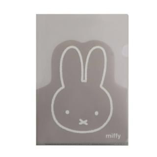 店内セール開催中!10％オフ対象商品! ミッフィー miffy A4クリアホルダー(グレージュ) 文具 日本製
