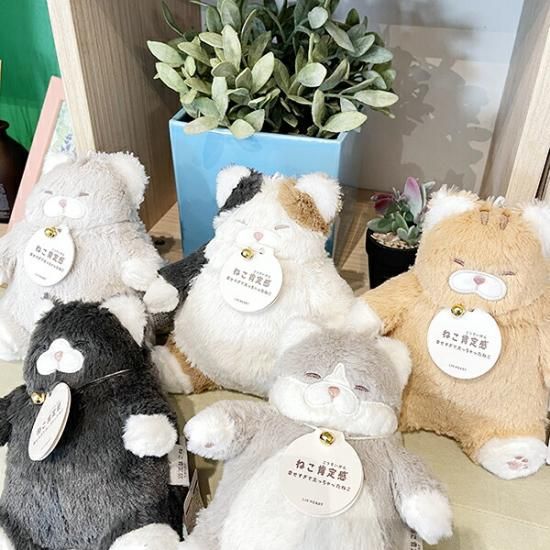 ねこ肯定感 みけねこのさんま 手のひらサイズ ぬいぐるみ