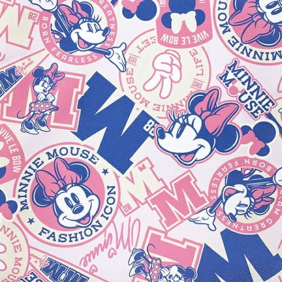 ディズニー ミニーマウス 持ち手付き巾着 ピンク ランチ