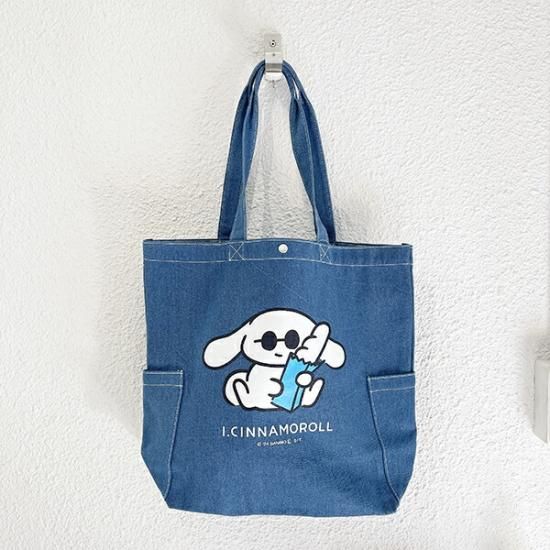 アイシナモデニムバッグ