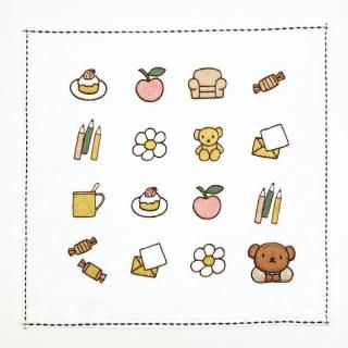 ミッフィー miffy ボリス アイコンハンカチ (ホワイト)