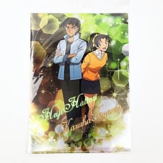 名探偵コナン 服部平次&遠山和葉 メタリッククリアファイル 文具 日本製