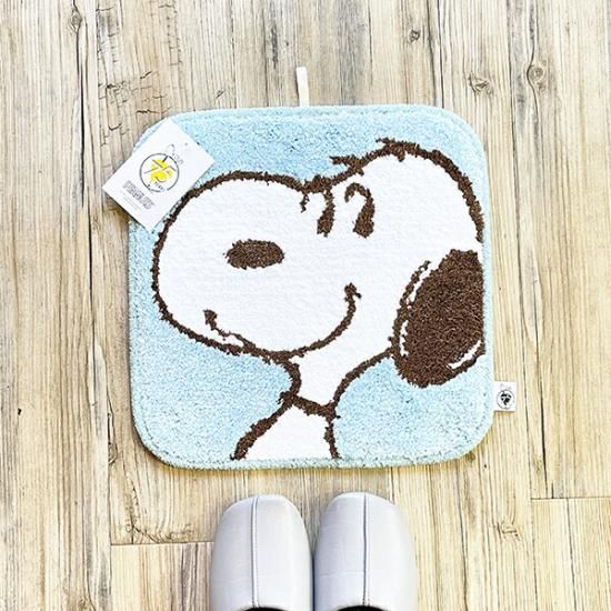スヌーピー マルチマット ブルー PEANUTS 75th SNOOPY
